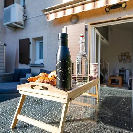 Charmante Petite Maison Au Calme Lägenhet Villeneuve-Loubet